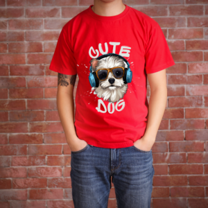 Men's Cotton Soft Round Neck Short Sleeve eye-catching design T-shirt